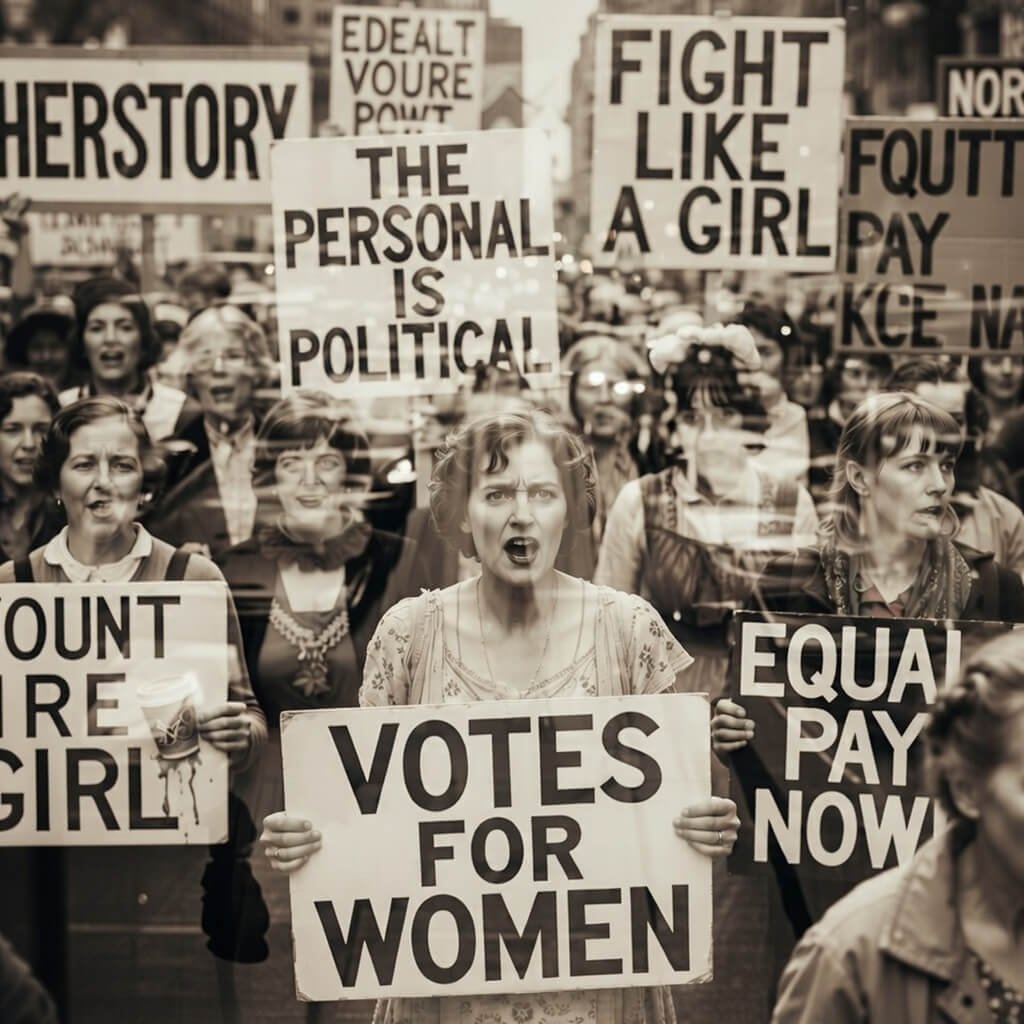 Personal glimpse into women's suffrage movement blending history with today's hustle